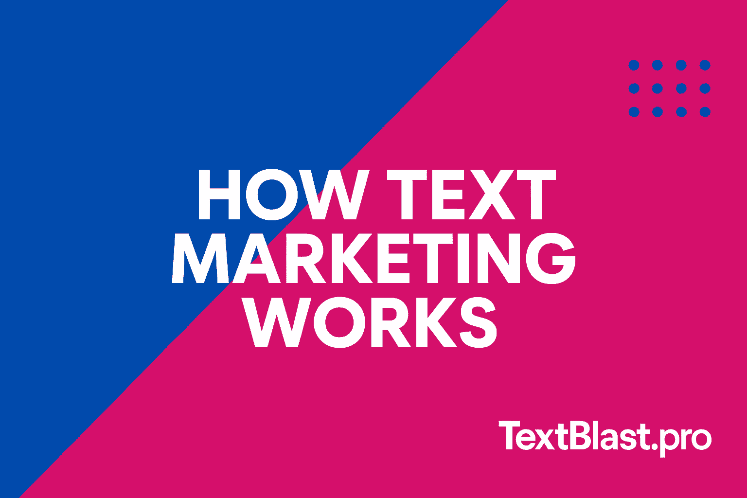 SMS Marketing for Retail Stores - TextBlast.pro
